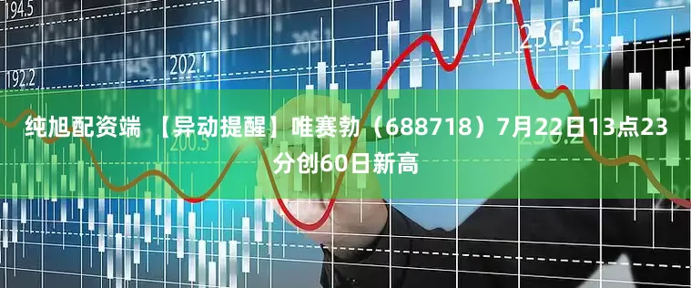 纯旭配资端 【异动提醒】唯赛勃（688718）7月22日13点23分创60日新高