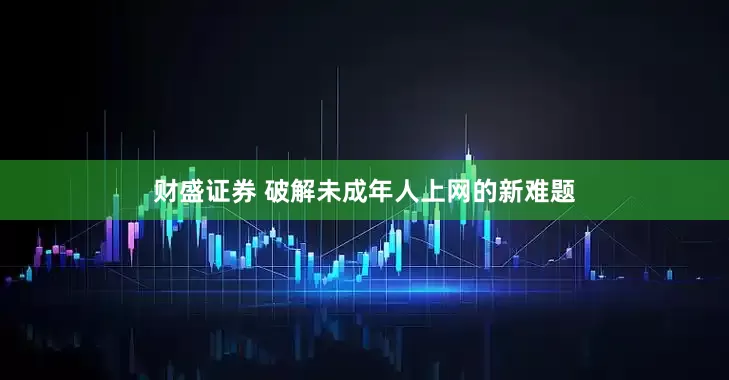 财盛证券 破解未成年人上网的新难题